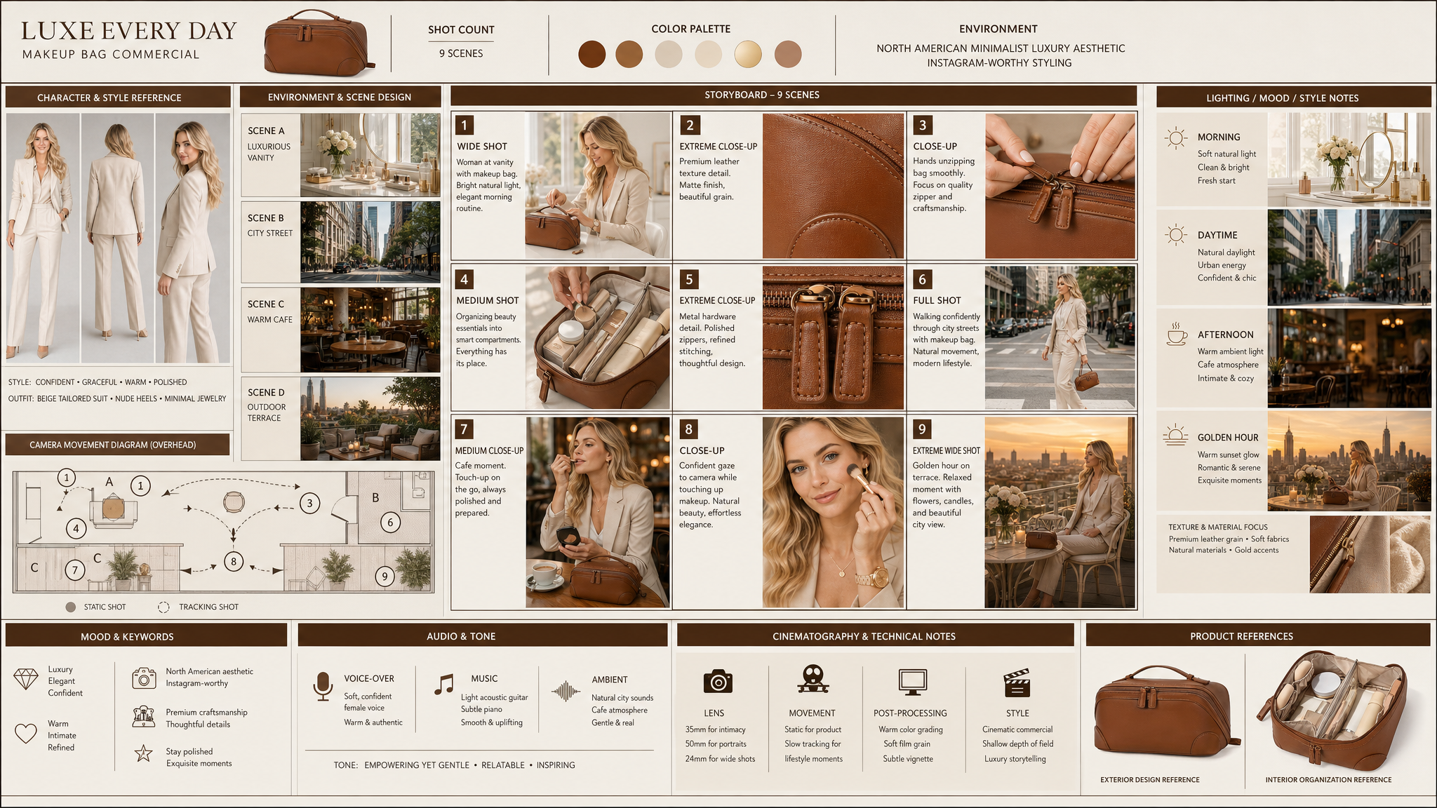 Makeup bag poster